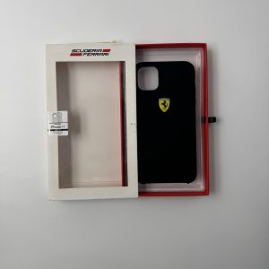 Coque Ferrari Scuderia Silicone Noir - iPhone 11
