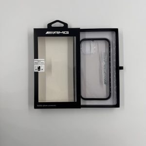 Coque AMG Officielle Transparente Noir – iPhone 12 / 12 Pro