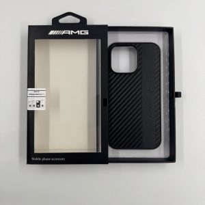 Coque AMG Fibre Carbone Noire pour iPhone 13 Pro