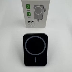 Chargeur voiture magnétique noir compatible MagSafe